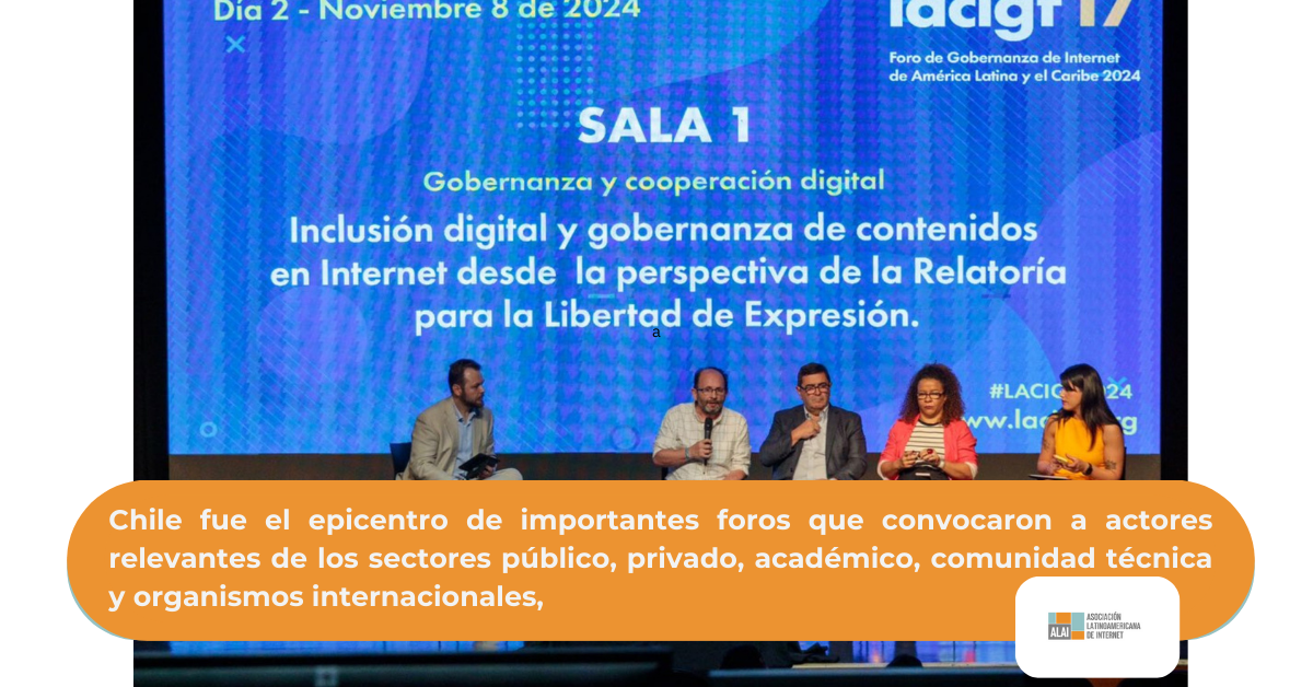 Participación muy activa de ALAI en la Semana de la Gobernanza de Internet en Chile