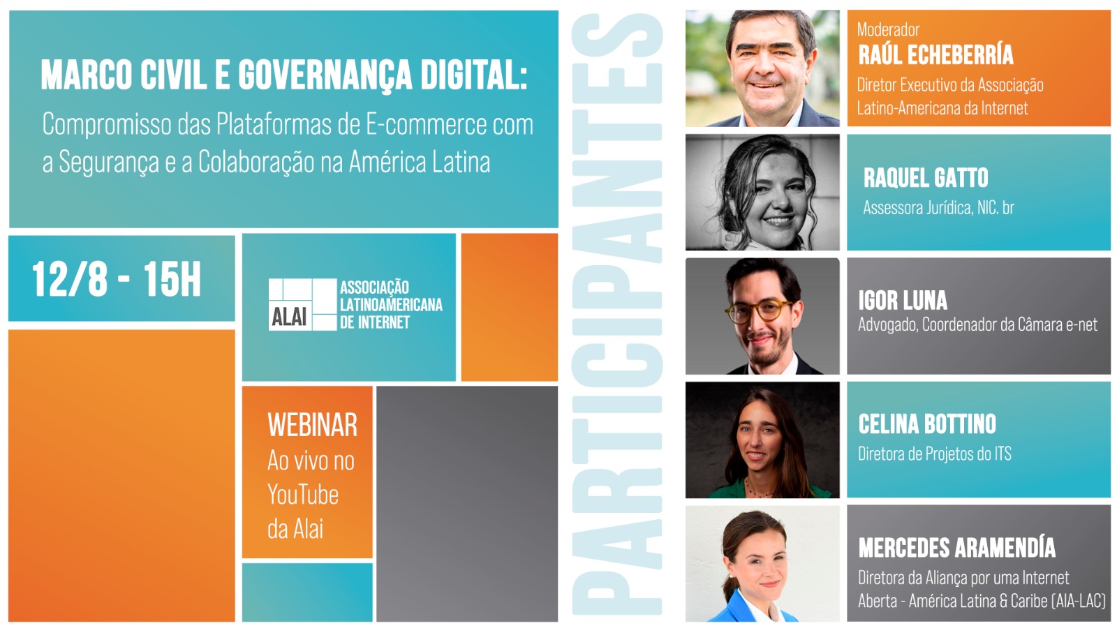 Marco Civil e Governança Digital: ALAI promove 2º webinar da série #DiálogosTecnológicosALAI
